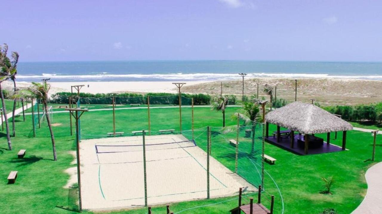 Beach Living - Porto Das Dunas - Ap Terreo 300M Beach Park Pe Na Areia Aquiraz Eksteriør billede