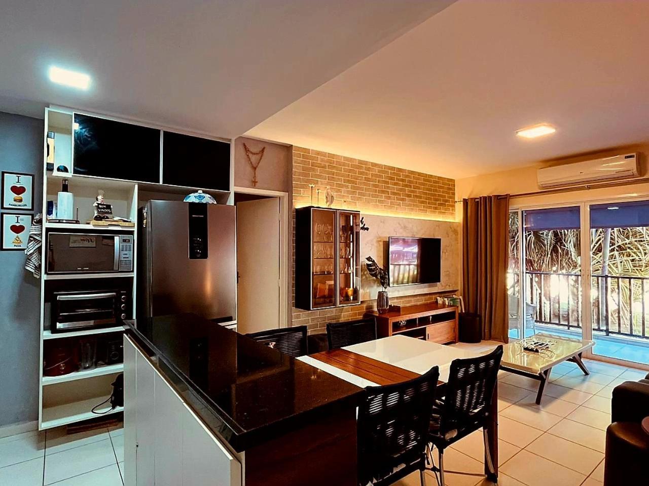 Beach Living - Porto Das Dunas - Ap Terreo 300M Beach Park Pe Na Areia Aquiraz Eksteriør billede